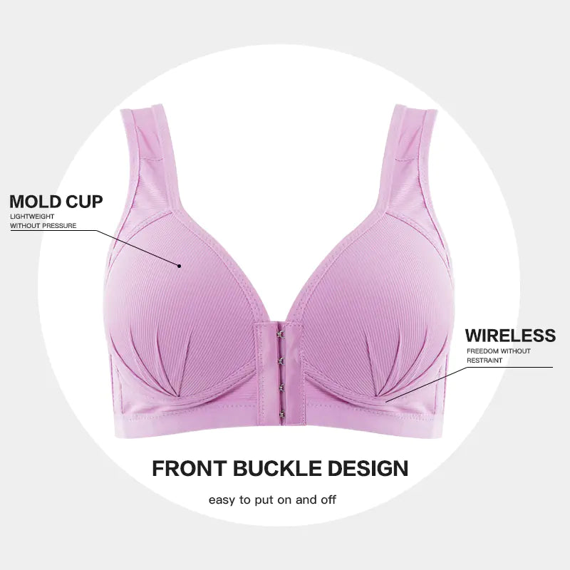 Plus Size Seamless Open Cup Nursing Bra for Maternity