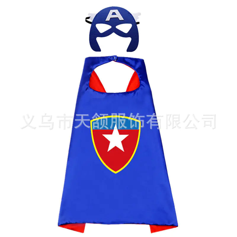 Kids' Superhero Cape for Halloween Dress-Up Party