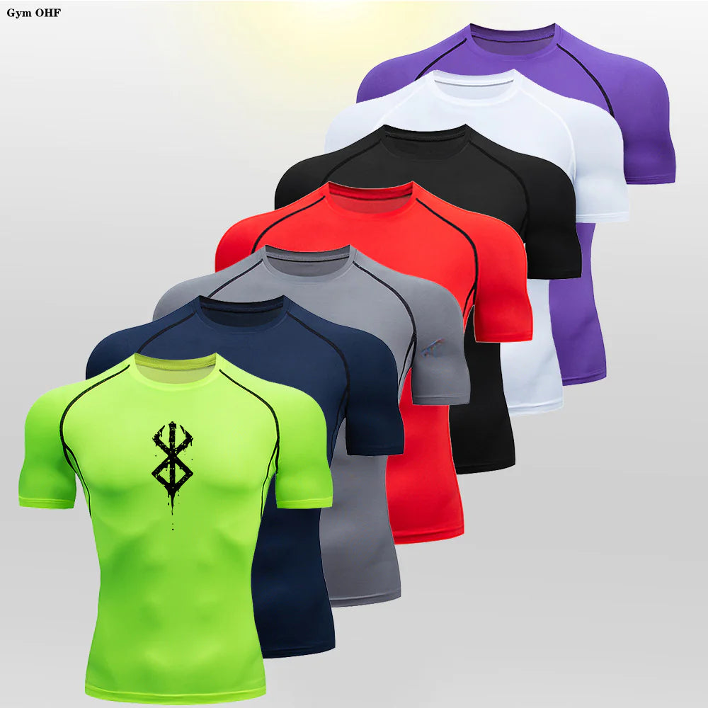 Men's Fitness Quick-Dry Compression T-Shirt