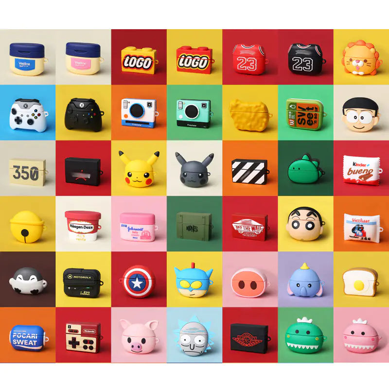 Cartoon AirPods Pro Case for Apple Wireless Earbuds
