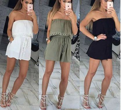 Off-Shoulder Sexy Bodysuit for Women