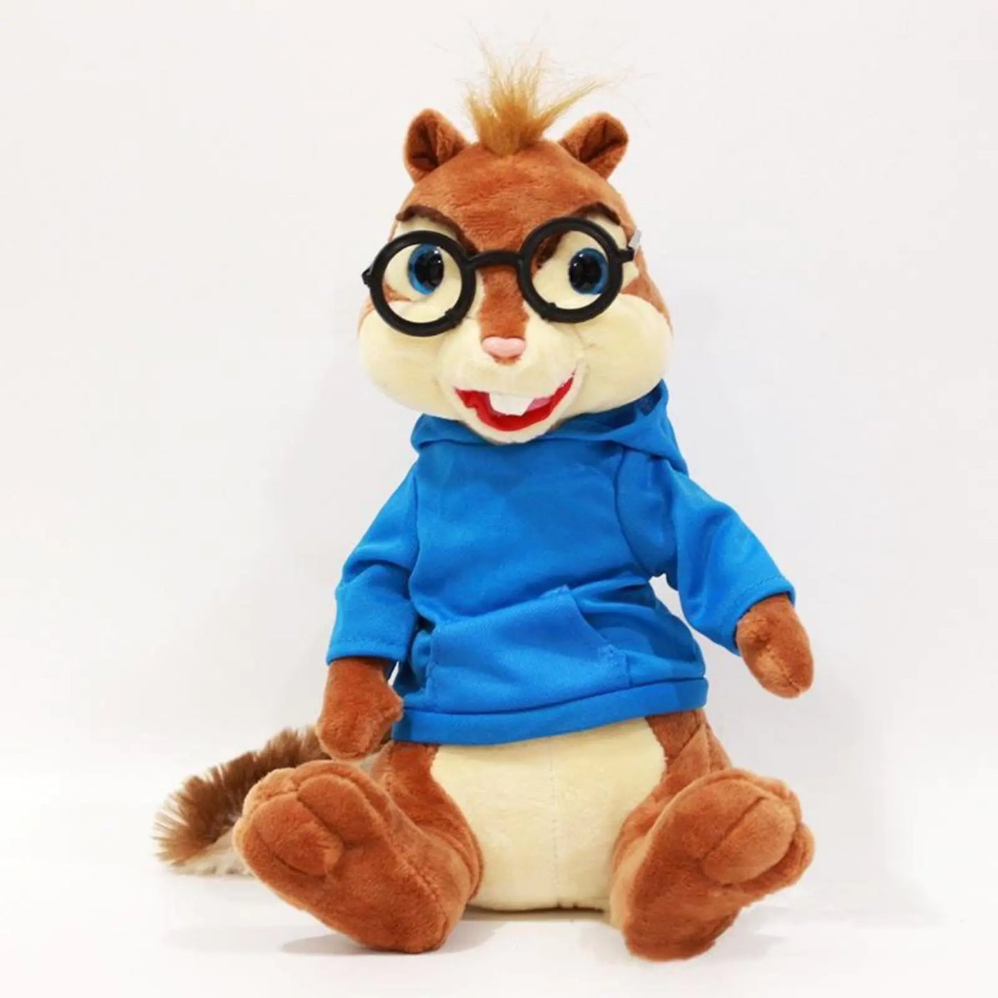 Movie Toys Alvin and The Chipmunks Plush Dolls Cute Chipmunks Stuffed Toys Kids GiftAlvin Theodore&Simon Toys (Blue)