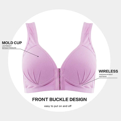 Plus Size Seamless Open Cup Nursing Bra for Maternity