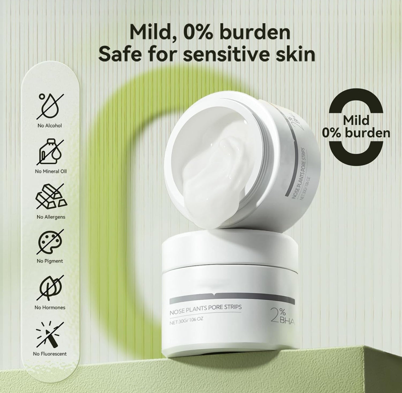 LANBENA Blackhead Remover Nose Mask with 60 Sheets