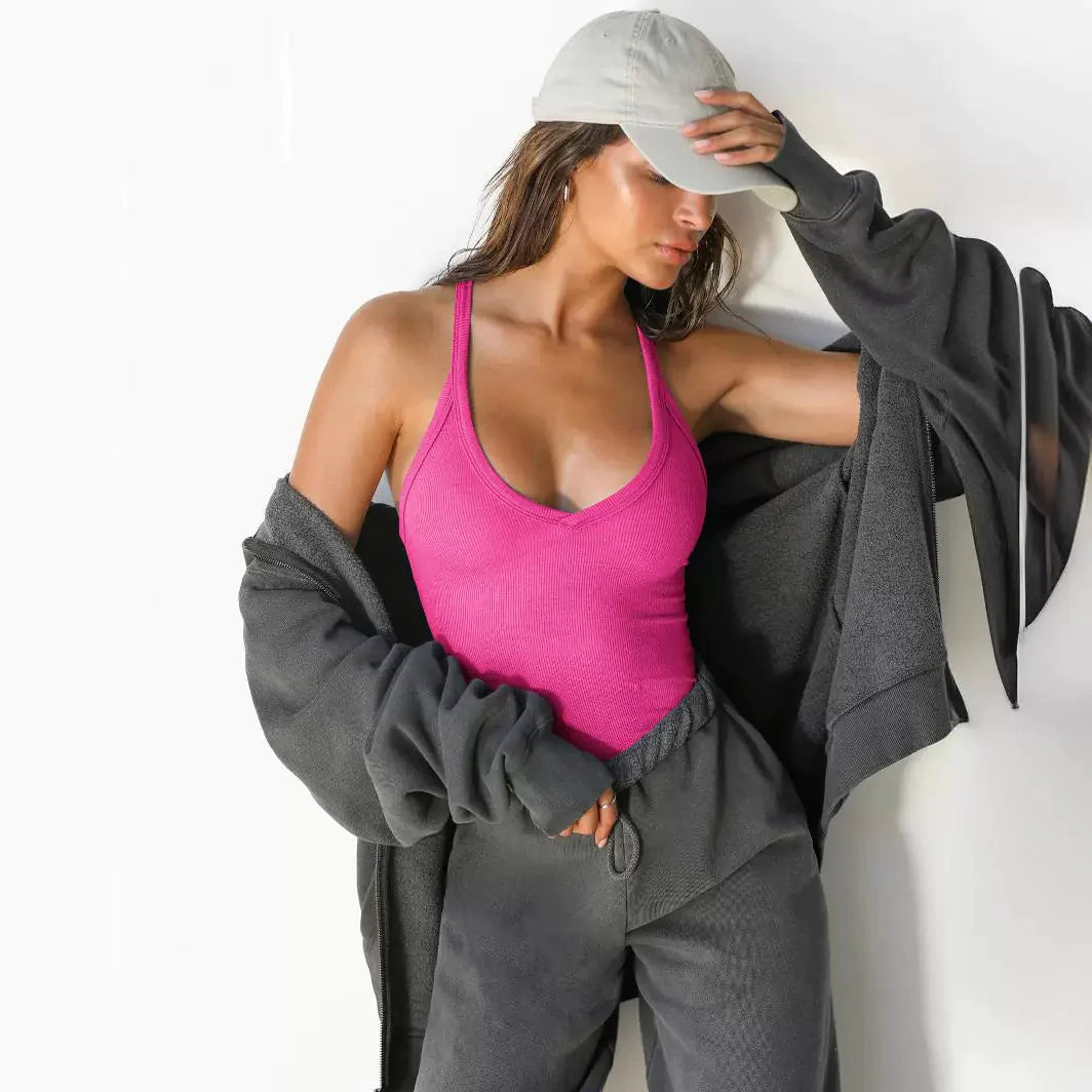 Knitted Vest European And American Women's Clothing Sexy