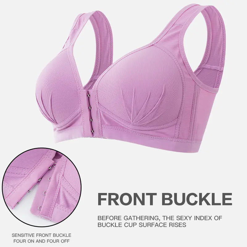 Plus Size Seamless Open Cup Nursing Bra for Maternity