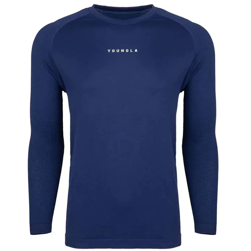 Men's Long Sleeve Fitness T-Shirt - Quick Dry & Breathable