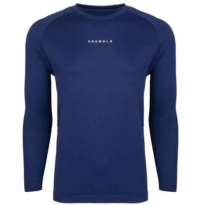 Men's Long Sleeve Fitness T-Shirt - Quick Dry & Breathable