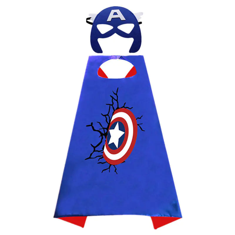 Kids' Superhero Cape for Halloween Dress-Up Party