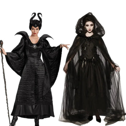 Dark Witch Costume for Role Play and Halloween