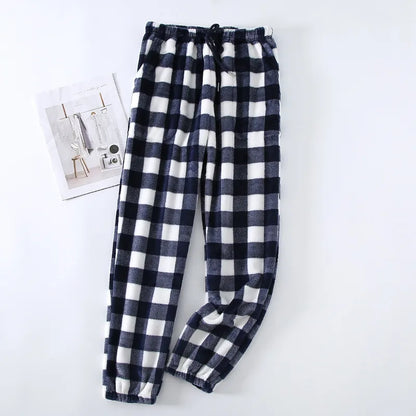 Thick Flannel Plaid Pajama Pants