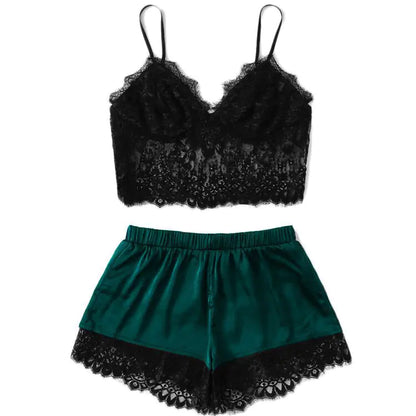 Lace Sleepwear Set - Women's Sexy Lingerie Outfit