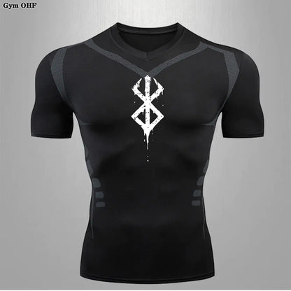 Men's Fitness Quick-Dry Compression T-Shirt