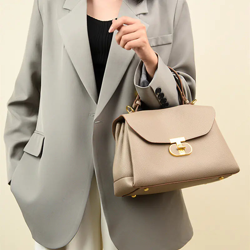 Large Capacity Advanced Texture Handbag for Ladies