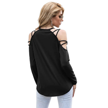 Long Sleeve Off-Shoulder Top for Women