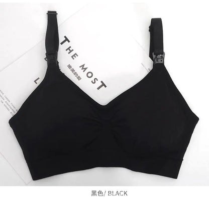Seamless Nursing Bra for Maternity and Postpartum Use