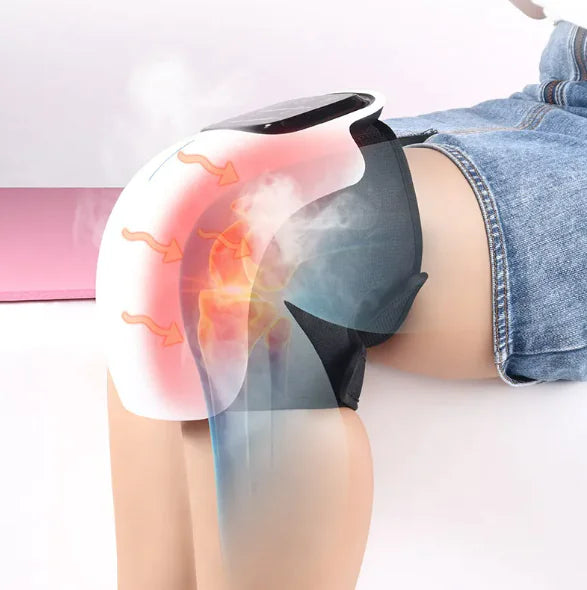 Smart Knee Massager with heat, Red light and massage therapy