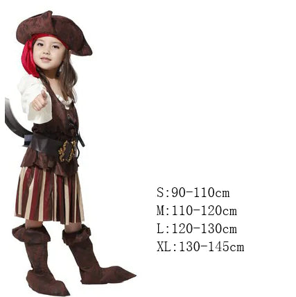 Halloween Pirate Costume for Kids - Boys & Girls