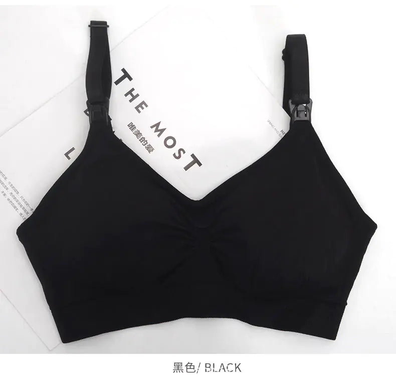 Seamless Nursing Bra for Maternity and Postpartum Use
