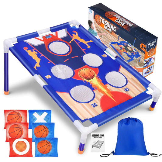 Bean Bag Toss Game for Kids Cornhole Games Set for Kids Ages 4-8 Boys Girls Portable Toys Bean Bag Game Set for Adults Toddler Family Outdoor Games Backyard Toys Yard Games