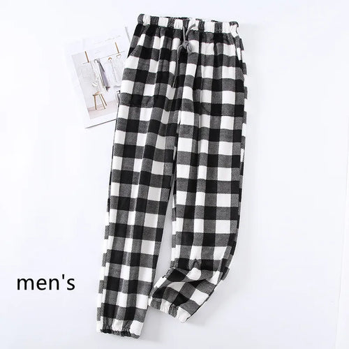 Thick Flannel Plaid Pajama Pants
