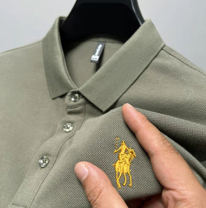 Gevante Men's Short Sleeve Polo Shirt (One Piece)