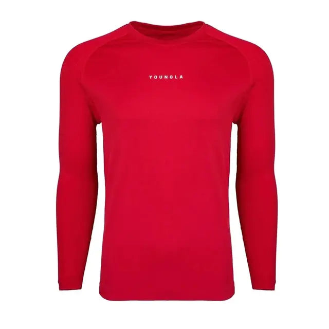 Men's Long Sleeve Fitness T-Shirt - Quick Dry & Breathable
