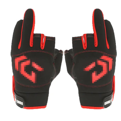 Fishing Gloves with Three-Finger Design for Competition