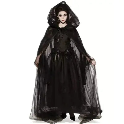 Dark Witch Costume for Role Play and Halloween
