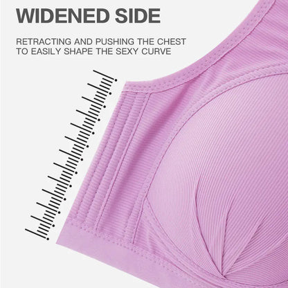 Plus Size Seamless Open Cup Nursing Bra for Maternity