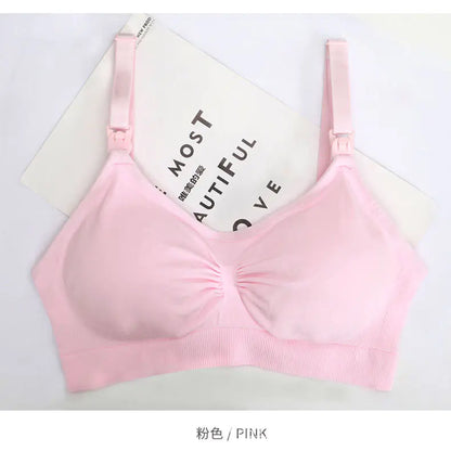 Seamless Nursing Bra for Maternity and Postpartum Use