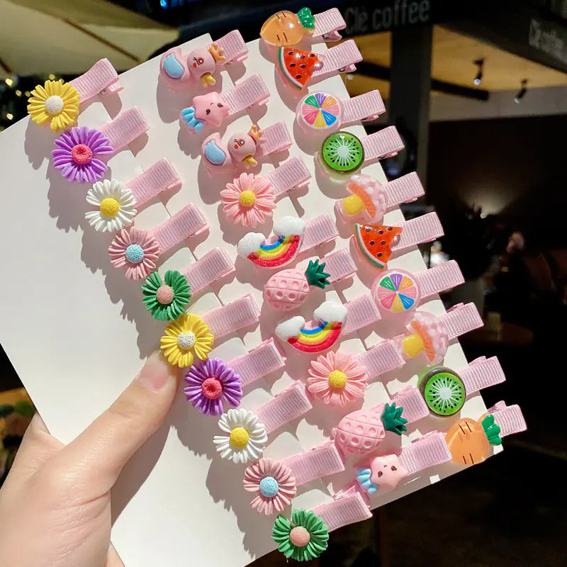 Cute Cartoon Hairpins for Kids