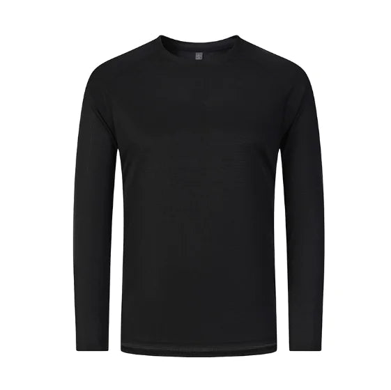 Men's Long Sleeve Fitness T-Shirt - Quick Dry & Breathable